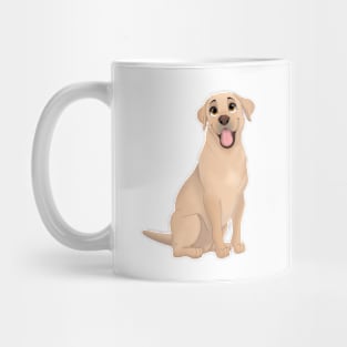 Yellow Labrador Retriever Dog Mug